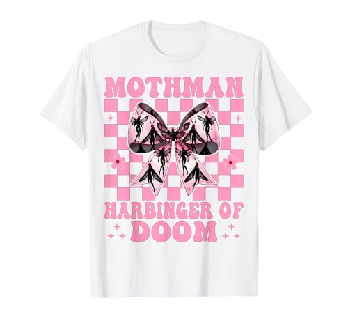 Mothman Harbinger of Doom Cryptozoology Cryptid Girl Mama T-Shirt von Womens Coquette Bow Mothman Cryptozoology Gifts