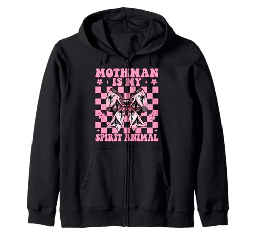 Mothman is My Spirit Animal Cryptozoology Cryptid Girl Mama Kapuzenjacke von Womens Coquette Bow Mothman Cryptozoology Gifts