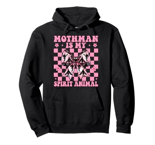 Mothman is My Spirit Animal Cryptozoology Cryptid Girl Mama Pullover Hoodie von Womens Coquette Bow Mothman Cryptozoology Gifts