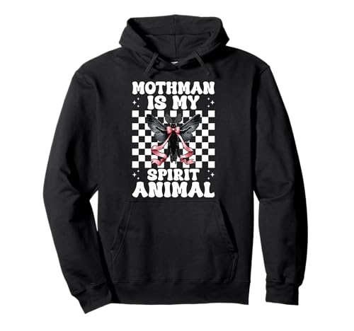 Mothman is My Spirit Animal Cryptozoology Cryptid Girl Mama Pullover Hoodie von Womens Coquette Bow Mothman Cryptozoology Gifts