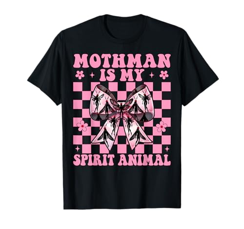Mothman is My Spirit Animal Cryptozoology Cryptid Girl Mama T-Shirt von Womens Coquette Bow Mothman Cryptozoology Gifts