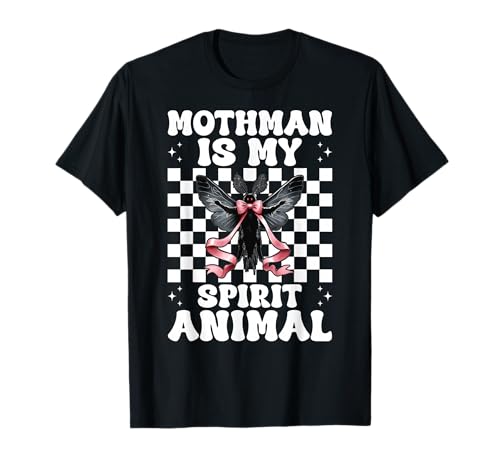Mothman is My Spirit Animal Cryptozoology Cryptid Girl Mama T-Shirt von Womens Coquette Bow Mothman Cryptozoology Gifts