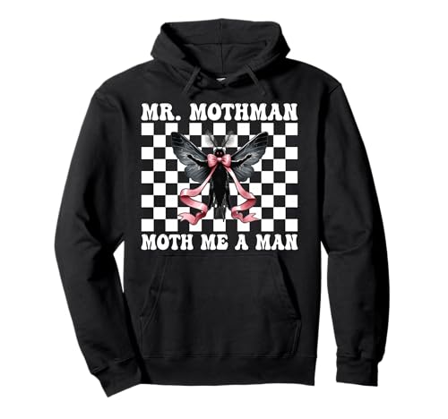 Mr. Mothman Moth Ich EIN Mann Kryptozoologie Cryptid Girl Mama Pullover Hoodie von Womens Coquette Bow Mothman Cryptozoology Gifts
