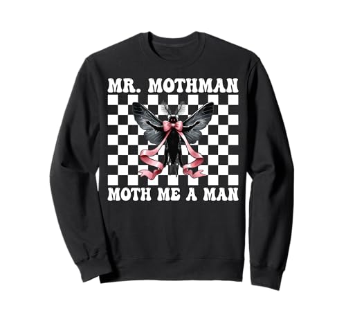 Mr. Mothman Moth Ich EIN Mann Kryptozoologie Cryptid Girl Mama Sweatshirt von Womens Coquette Bow Mothman Cryptozoology Gifts