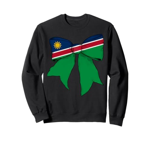 Kokettenschleifenband mit Namibia-Flagge für Mädchen Sweatshirt Kokettenschleifenband mit Namibia-Flagge für Mädchen Sweatshirt von Womens Coquette Bow Namibia Heritage Flag Gifts