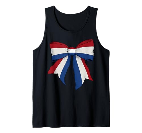 Schleifenband mit niederländischer Flagge für Mädchen Tank Top Schleifenband mit niederländischer Flagge für Mädchen Tank Top von Womens Coquette Bow Netherlands Heritage Gifts