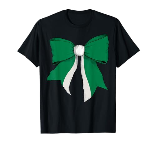 Nigeria Nigeria Pride Flag Girl Coquette Bow Ribbon T-Shirt Nigeria Nigeria Pride Flag Girl Coquette Bow Ribbon T-Shirt von Womens Coquette Bow Nigeria Heritage Flag Gifts