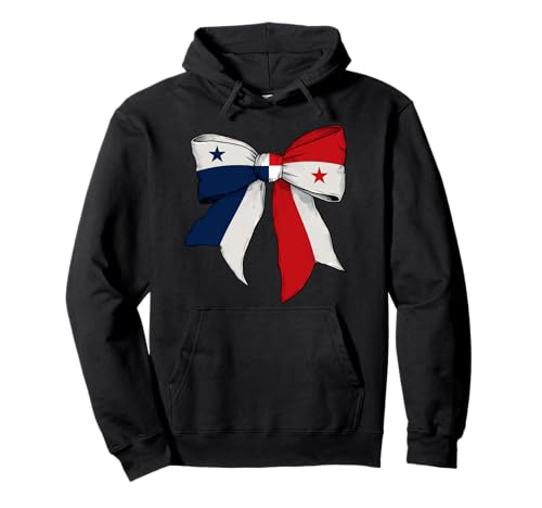 Panama Panamaischer Stolz Flagge Mädchen Kokette Schleife Band Pullover Hoodie Panama Panamaischer Stolz Flagge Mädchen Kokette Schleife Band Pullover Hoodie von Womens Coquette Bow Panama Heritage Flag Gifts