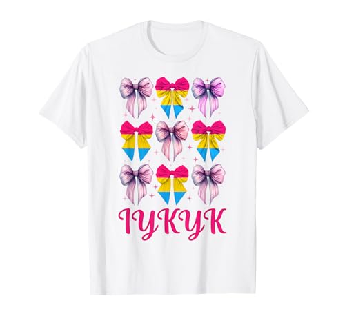 IYKYK Pansexual Pan Pride Flag LGBTQ Coquette Bow für Mädchen T-Shirt IYKYK Pansexual Pan Pride Flag LGBTQ Coquette Bow für Mädchen T-Shirt von Womens Coquette Bow Pansexual Pan Pride Gifts