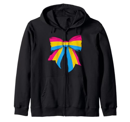 Pansexual Pride Pan Flag LGBTQ Coquette Bow für Mädchen Kapuzenjacke Pansexual Pride Pan Flag LGBTQ Coquette Bow für Mädchen Kapuzenjacke von Womens Coquette Bow Pansexual Pride LGBTQ Gifts