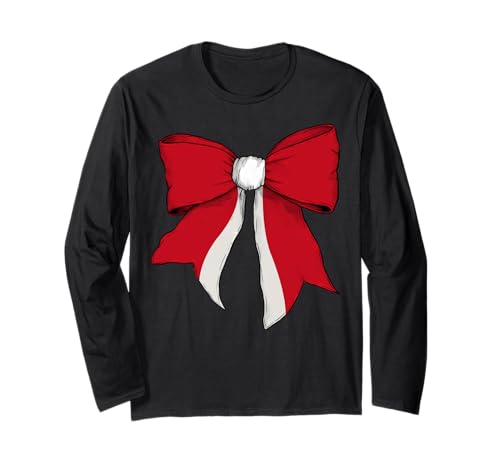 Peru Peruanische Flagge Mädchen Kokette Schleife Band Langarmshirt Peru Peruanische Flagge Mädchen Kokette Schleife Band Langarmshirt von Womens Coquette Bow Peru Heritage Flag Gifts