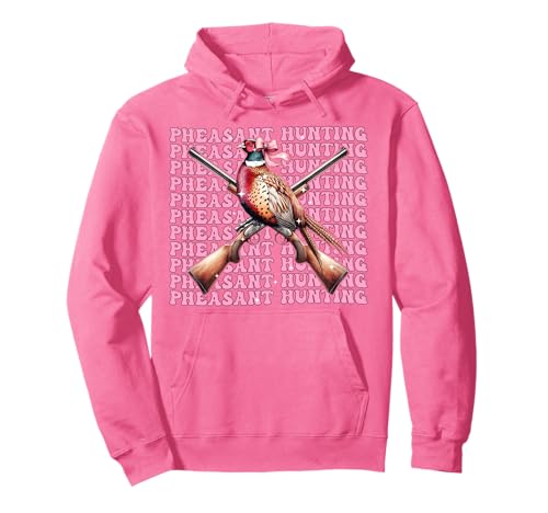 Fasanenjäger Fasan Jagd Mädchen Kokette Schleife Rosa Pullover Hoodie Fasanenjäger Fasan Jagd Mädchen Kokette Schleife Rosa Pullover Hoodie von Womens Coquette Bow Pheasant Hunter Hunting Gifts