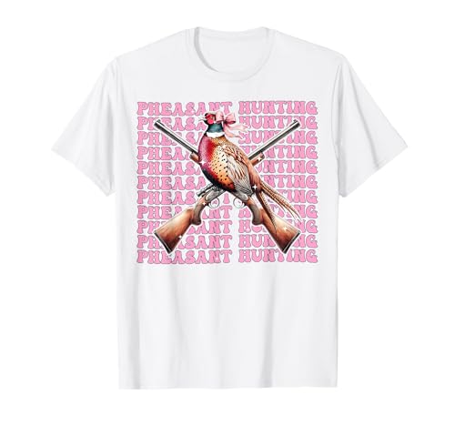 Fasanenjäger Fasan Jagd Mädchen Kokette Schleife Rosa T-Shirt Fasanenjäger Fasan Jagd Mädchen Kokette Schleife Rosa T-Shirt von Womens Coquette Bow Pheasant Hunter Hunting Gifts