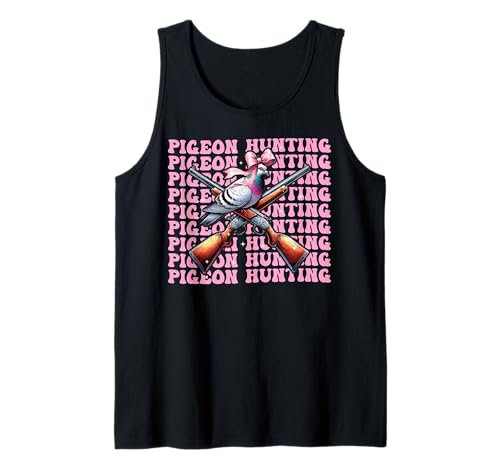 Taubenjäger Taubenjagd Mädchen Kokette Schleife Rosa Band Tank Top von Womens Coquette Bow Pigeon Hunter Hunting Gifts