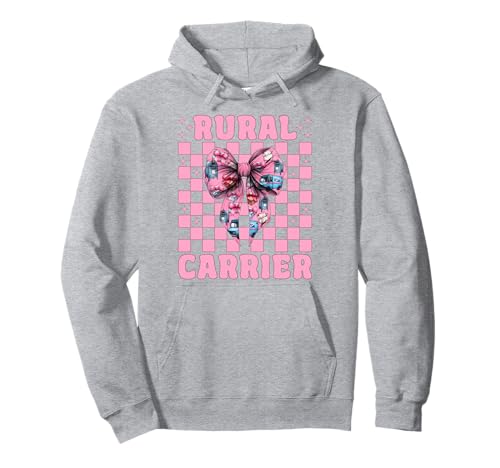 Landträger Postangestellter Postträger Post Lady Girl Mama Pullover Hoodie Landträger Postangestellter Postträger Post Lady Girl Mama Pullover Hoodie von Womens Coquette Bow Postal Worker Mail Lady Gifts