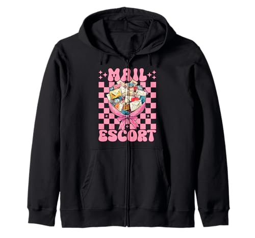 Mail Escort Postangestellter Postträger Post Lady Girl Mama Kapuzenjacke von Womens Coquette Bow Postal Worker Mail Lady Gifts