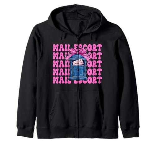 Mail Escort Postangestellter Postträger Post Lady Girl Mama Kapuzenjacke von Womens Coquette Bow Postal Worker Mail Lady Gifts