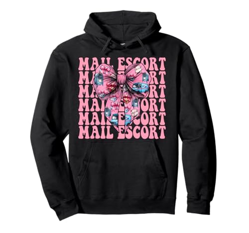 Mail Escort Postangestellter Postträger Post Lady Girl Mama Pullover Hoodie Mail Escort Postangestellter Postträger Post Lady Girl Mama Pullover Hoodie von Womens Coquette Bow Postal Worker Mail Lady Gifts