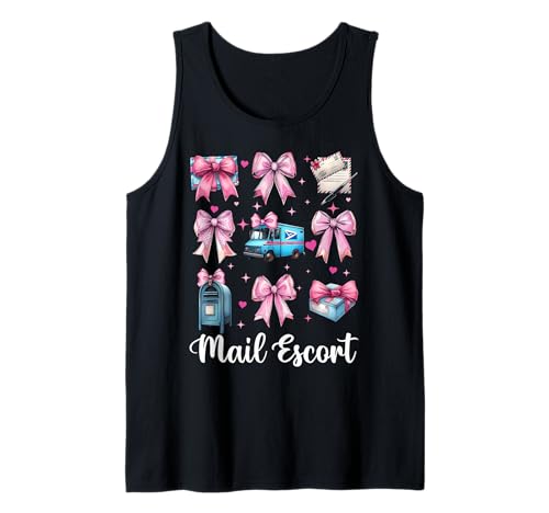 Mail Escort Postangestellter Postträger Post Lady Girl Mama Tank Top Mail Escort Postangestellter Postträger Post Lady Girl Mama Tank Top von Womens Coquette Bow Postal Worker Mail Lady Gifts