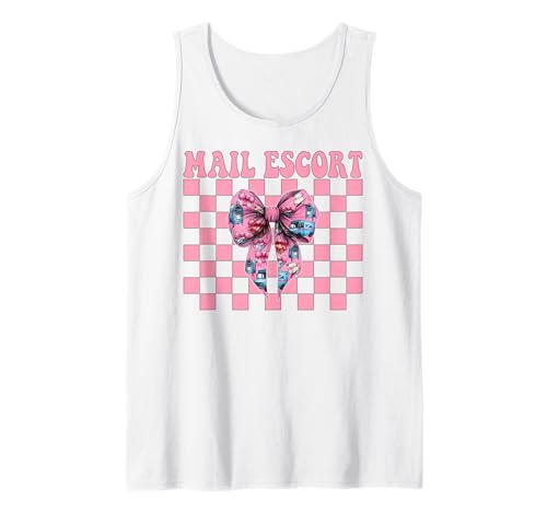 Mail Escort Postangestellter Postträger Post Lady Girl Mama Tank Top Mail Escort Postangestellter Postträger Post Lady Girl Mama Tank Top von Womens Coquette Bow Postal Worker Mail Lady Gifts