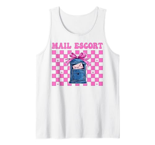Mail Escort Postangestellter Postträger Post Lady Girl Mama Tank Top Mail Escort Postangestellter Postträger Post Lady Girl Mama Tank Top von Womens Coquette Bow Postal Worker Mail Lady Gifts