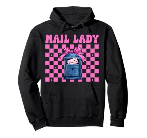 Mail Lady! Postangestellter Postträger Mädchen Mama Kokette Schleife Pullover Hoodie von Womens Coquette Bow Postal Worker Mail Lady Gifts