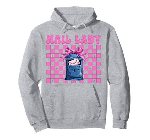Mail Lady! Postangestellter Postträger Mädchen Mama Kokette Schleife Pullover Hoodie Mail Lady! Postangestellter Postträger Mädchen Mama Kokette Schleife Pullover Hoodie von Womens Coquette Bow Postal Worker Mail Lady Gifts