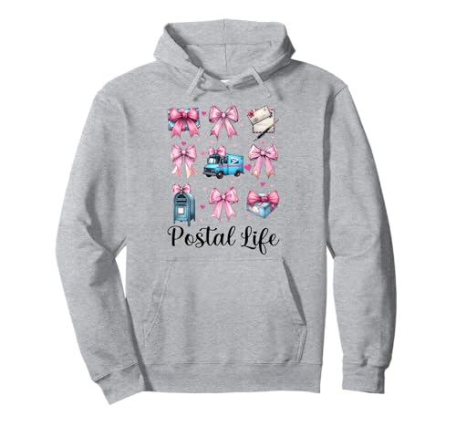 Postal Life Postangestellter Postträger Post Lady Girl Mom Pullover Hoodie Postal Life Postangestellter Postträger Post Lady Girl Mom Pullover Hoodie von Womens Coquette Bow Postal Worker Mail Lady Gifts