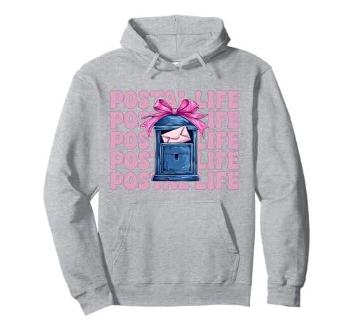 Postal Life Postangestellter Postträger Post Lady Girl Mom Pullover Hoodie Postal Life Postangestellter Postträger Post Lady Girl Mom Pullover Hoodie von Womens Coquette Bow Postal Worker Mail Lady Gifts