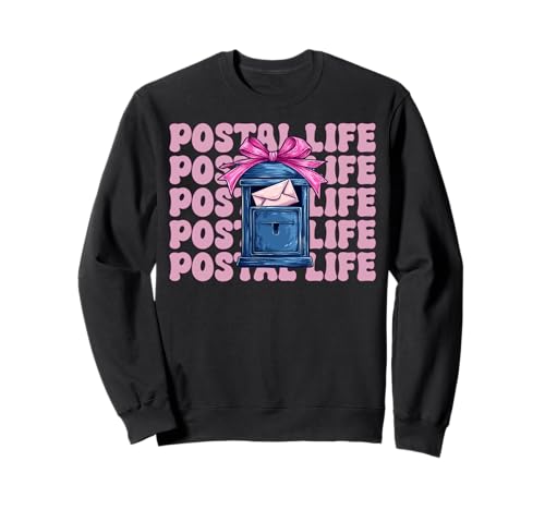 Postal Life Postangestellter Postträger Post Lady Girl Mom Sweatshirt Postal Life Postangestellter Postträger Post Lady Girl Mom Sweatshirt von Womens Coquette Bow Postal Worker Mail Lady Gifts