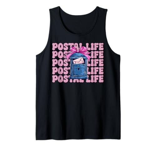 Postal Life Postangestellter Postträger Post Lady Girl Mom Tank Top Postal Life Postangestellter Postträger Post Lady Girl Mom Tank Top von Womens Coquette Bow Postal Worker Mail Lady Gifts