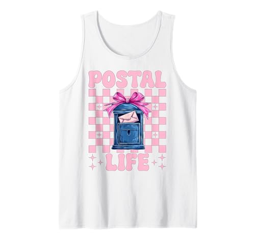Postal Life Postangestellter Postträger Post Lady Girl Mom Tank Top Postal Life Postangestellter Postträger Post Lady Girl Mom Tank Top von Womens Coquette Bow Postal Worker Mail Lady Gifts