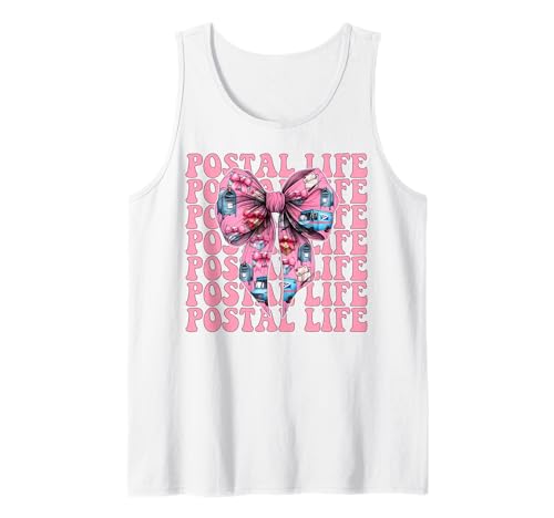 Postal Life Postangestellter Postträger Post Lady Girl Mom Tank Top Postal Life Postangestellter Postträger Post Lady Girl Mom Tank Top von Womens Coquette Bow Postal Worker Mail Lady Gifts