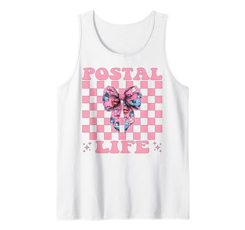 Postal Life Postangestellter Postträger Post Lady Girl Mom Tank Top Postal Life Postangestellter Postträger Post Lady Girl Mom Tank Top von Womens Coquette Bow Postal Worker Mail Lady Gifts