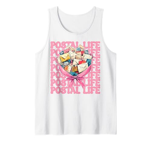 Postal Life Postangestellter Postträger Post Lady Girl Mom Tank Top Postal Life Postangestellter Postträger Post Lady Girl Mom Tank Top von Womens Coquette Bow Postal Worker Mail Lady Gifts