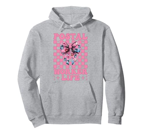 Postangestellter Life Mail Carrier Mail Lady Girl Mom Coquette Pullover Hoodie Postangestellter Life Mail Carrier Mail Lady Girl Mom Coquette Pullover Hoodie von Womens Coquette Bow Postal Worker Mail Lady Gifts