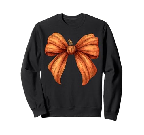 Kürbis Halloween Herbst Herbst Mädchen Kokette Schleife Sweatshirt Kürbis Halloween Herbst Herbst Mädchen Kokette Schleife Sweatshirt von Womens Coquette Bow Pumpkin Halloween Spooky Gifts