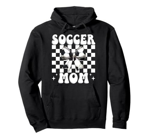 Soccer Mom Soccer Mama Muttertag Kokette Schleife Pullover Hoodie von Womens Coquette Bow Ribbon Soccer Player Gifts