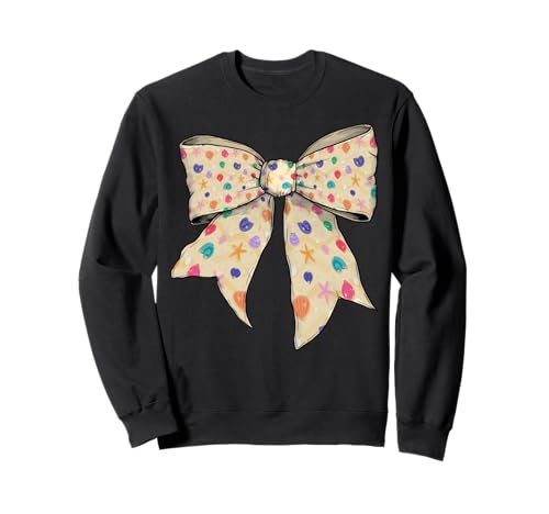 Muscheln Korallen Küste Strand Sommer Mädchen Kokette Schleife Sweatshirt Muscheln Korallen Küste Strand Sommer Mädchen Kokette Schleife Sweatshirt von Womens Coquette Bow Sea Shells Corals Gifts