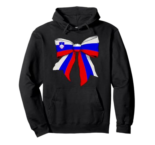 Slowenien Slowenien Pride Flagge Mädchen Kokette Schleife Band Pullover Hoodie Slowenien Slowenien Pride Flagge Mädchen Kokette Schleife Band Pullover Hoodie von Womens Coquette Bow Slovenia Heritage Flag Gifts