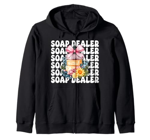 Seifenhändler Seifenherstellung Seifenmacher Mädchen Mama Kokette Schleife Kapuzenjacke Seifenhändler Seifenherstellung Seifenmacher Mädchen Mama Kokette Schleife Kapuzenjacke von Womens Coquette Bow Soap Making Soap Maker Gifts