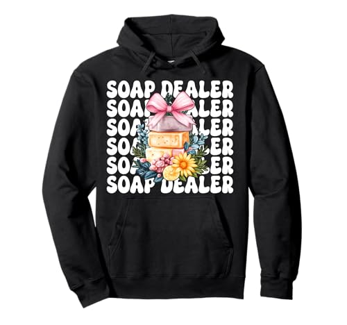 Seifenhändler Seifenherstellung Seifenmacher Mädchen Mama Kokette Schleife Pullover Hoodie Seifenhändler Seifenherstellung Seifenmacher Mädchen Mama Kokette Schleife Pullover Hoodie von Womens Coquette Bow Soap Making Soap Maker Gifts