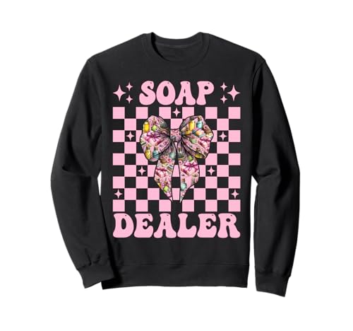 Seifenhändler Seifenherstellung Seifenmacher Mädchen Mama Kokette Schleife Sweatshirt von Womens Coquette Bow Soap Making Soap Maker Gifts