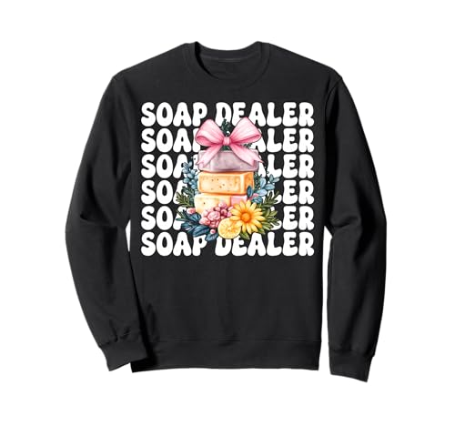 Seifenhändler Seifenherstellung Seifenmacher Mädchen Mama Kokette Schleife Sweatshirt von Womens Coquette Bow Soap Making Soap Maker Gifts