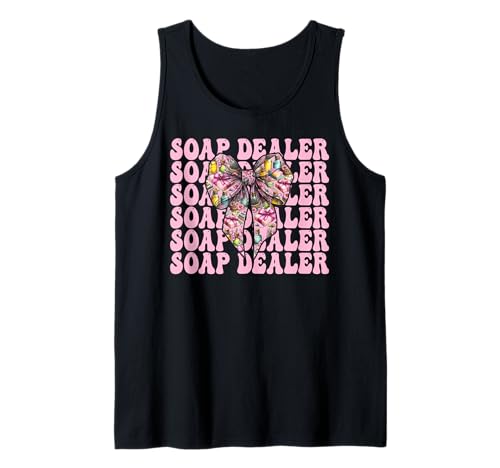 Seifenhändler Seifenherstellung Seifenmacher Mädchen Mama Kokette Schleife Tank Top von Womens Coquette Bow Soap Making Soap Maker Gifts