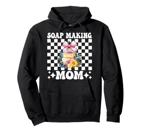 Seifenherstellung Mama Seifenbereiter Seifenhändler Mama Muttertag Pullover Hoodie Seifenherstellung Mama Seifenbereiter Seifenhändler Mama Muttertag Pullover Hoodie von Womens Coquette Bow Soap Making Soap Maker Gifts