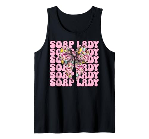Soap Lady Seifenherstellung Seifenhersteller Seifenhändler Mädchen Mama Tank Top Soap Lady Seifenherstellung Seifenhersteller Seifenhändler Mädchen Mama Tank Top von Womens Coquette Bow Soap Making Soap Maker Gifts
