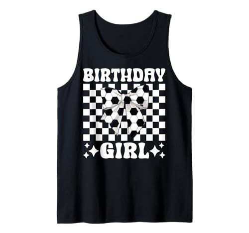 Geburtstag Mädchen Fußball Mädchen Kokette Schleife Tank Top Geburtstag Mädchen Fußball Mädchen Kokette Schleife Tank Top von Womens Coquette Bow Soccer Player Gifts