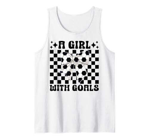 Soccer Girl Coquette Bow Ein Mädchen mit Toren Tank Top Soccer Girl Coquette Bow Ein Mädchen mit Toren Tank Top von Womens Coquette Bow Soccer Player Gifts