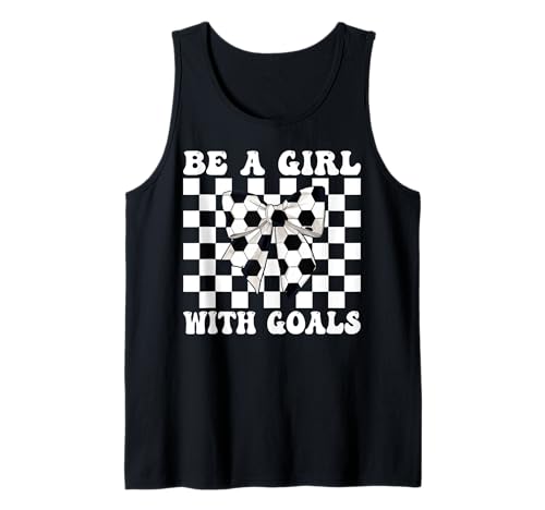 Soccer Girl Coquette Sei ein Mädchen mit Toren Tank Top Soccer Girl Coquette Sei ein Mädchen mit Toren Tank Top von Womens Coquette Bow Soccer Player Gifts